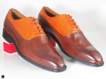 Men's formal leather oxford shoes - 5