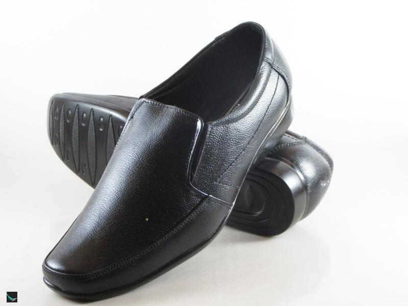 Men's leather slip-ons