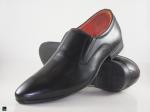 Classic Black Mens Slipon Leather Shoe - 1