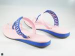 Flat slippers for ladies in Pink - 2