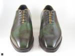 Plain vamp Oxford Green with camouflage print - 1