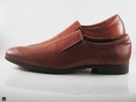 Classic Reddish Tan Mens Slipon Leather Shoe - 2