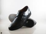 Black formal single buckle shoes - 2