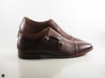 Monk buckle formal brown shoes - 2