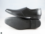 Men's black formal slip-on shoes - 2