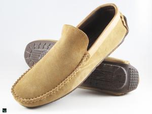 Plain Moccasin in suede