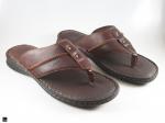 Thong strap Brown Flip flop Slippers - 1