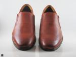 Classic Reddish Tan Mens Slipon Leather Shoe - 1