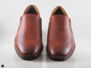 Classic Reddish Tan Mens Slipon Leather Shoe