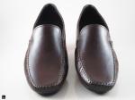 Men's casual leather loafers - 5