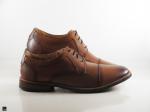 Formal brown leather shoes - 4