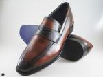 Patina finished cognac Loafer W saddle - 5