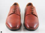 Stylish Mens Tan Laceup Leather Shoe - 4