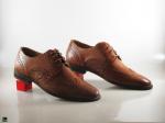 Decorated brown elite formal shoes - 2