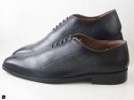 Men's formal leather oxford shoes - 5