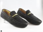 Suede black Moccasin for men's - 2