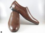 Mens Slipon Brown Leather Shoe for Office - 4