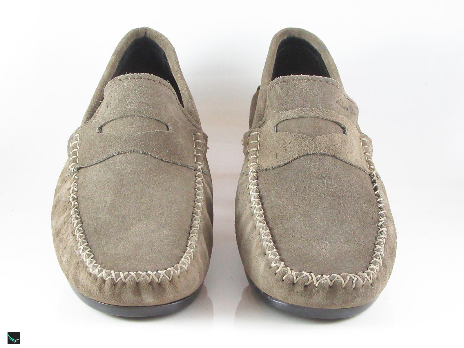 Hand Stitching Loafers In Suede For Men's - 4710 - Leather Collections ...