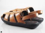 Tan leather sandals - 3