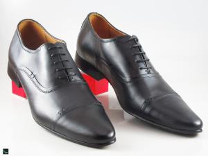 Men's genuine attractive black oxford shoes