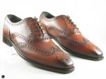 Patina finished Oxford cognac - 1