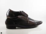 Men's formal shiny leather shoes - 4