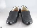 Men's black slip-on loafers - 2