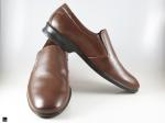 Mens Slipon Brown Leather Shoe for Office - 4