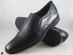 Black plain cut shoes - 4