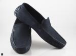 Men's navy  casual and comfort loafers - 4