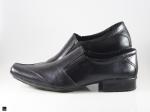 Daily wear office black cut shoes - 5