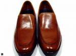 Brown leather cut shoes - 3