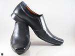 Daily wear office black cut shoes - 4