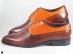 Men's formal leather oxford shoes - 4