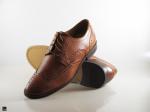 Decorated brown elite formal shoes - 3