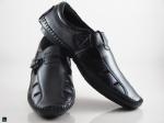 Men's formal leather stylish black shoes - 2