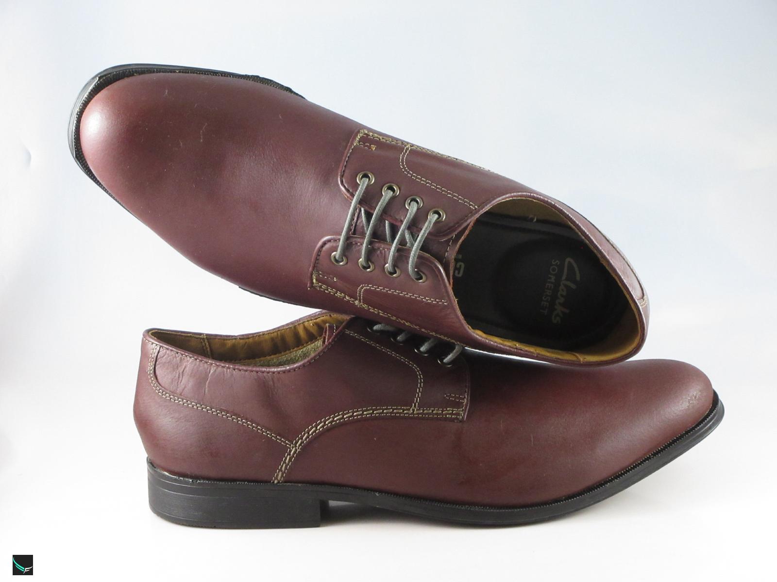 leather shoes brown colour