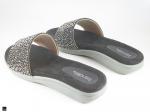 Flip-flop stone wear in black for ladies - 2