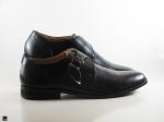 Black formal single buckle shoes - 3