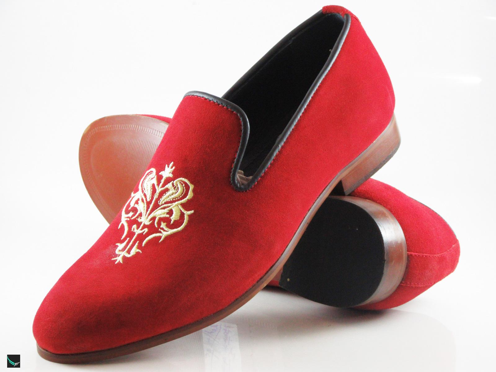 red loafer shoes
