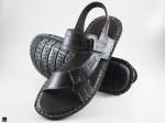 Men's formal leather attractive sandals - 4