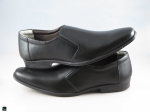 Men's black formal slip-on shoes - 4