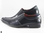 Daily wear office black cut shoes - 5