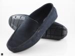 Men's navy  casual and comfort loafers - 5