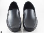 Men's casual leather loafers - 5