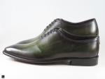 Patina finished Plain Vamp Oxford in olive - 5