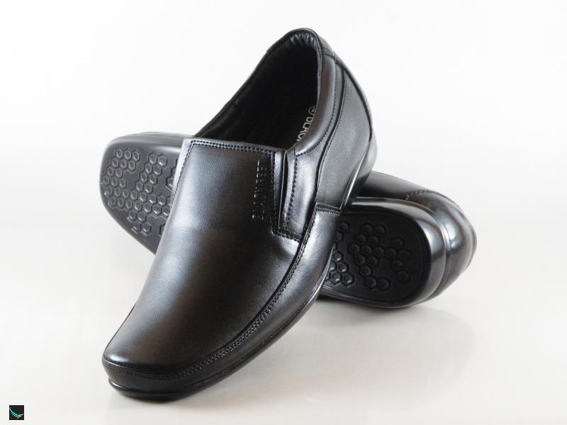 Men's comfort leather slip-on shoes