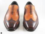 Wingtip cognac Oxford Dual colour - 2