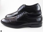 Men's genuine leather formal black shoes - 2