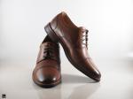 Formal brown leather shoes - 5